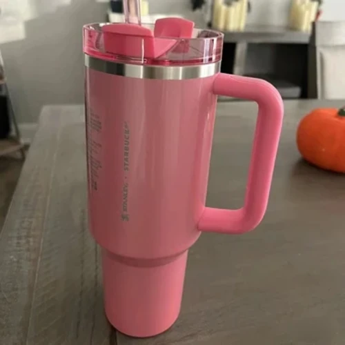 Stanley Quencher 2.0 vakuumisolerad tumlare i rostfritt stål med lock och sugrör 30 oz/40 oz termisk resemugg kaffe varm kopp