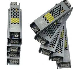 Ultra Tipis Switching Power Supply Transformator AC-DC LED Power Supply 110V 220V kanggo 12V 24V 48V 60W 100W 300W kanggo Lampu Strip LED