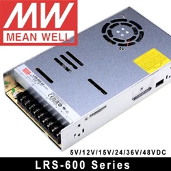 Mean Well LRS-600-48 Meanwell AC to DC SMPS 5V 12V 15V 24V 36V 48V LRS-50/75/100/150/200/350/450/600 LED Switching Power