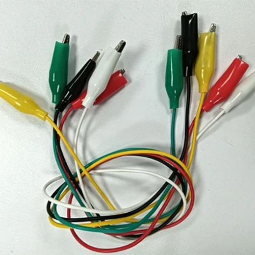 Täze 5pc 50cm Krokodil klip Linenumber 35mm Iki uçly krokodil klipleri Kabel Alligator klipleri sim synag simi