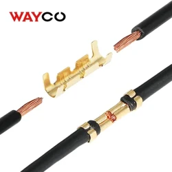 50/100 set de conectori pentru fire electrice în formă de U Terminale de sertizare pentru conexiune rapidă de cablare 0,5-1,5 mm² și kit de tub termocontractabil