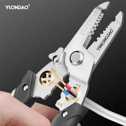 Tel Stripper Decrustation Pense Çok Aracı Yangın Striptizci Elektrik Kablo Striptizci Kesici Çok Fonksiyonlu Tel Tamir Aracı Pense