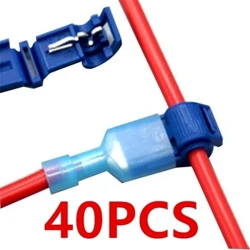 20 Chiếc/40 Chiếc Nhanh Cáp Điện Kết Nối Tích Tắc Chia Khóa Dây Thiết Bị Đầu Cuối Lọn Uốn Xe Máy Điện Hàm Đài Phát Thanh