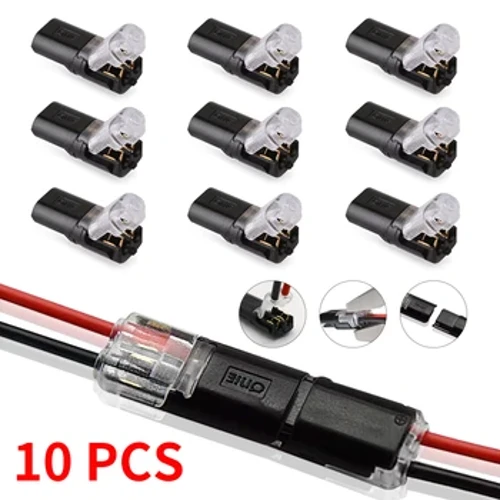 10 Pcs Cepat Plug Konektor Kawat 2Pin Cara Plug Mobil Tahan Air Konektor Listrik Kabel Kabel Otomotif Strip Terminal Koneksi