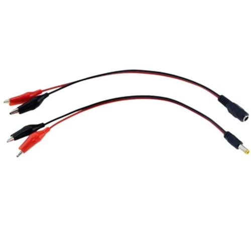Alligator Clip til DC strømstik Connector Adapter Plug 25CM Test Kabler Ledning DC 5,5*2,1 mm Clips Krokodille Han Hun Connect
