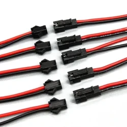 10 Parau 10cm JST SM 2P 2Pin Plug Soced Gwryw I Benyw Wire Connector Stribedi LED Gyrrwr Lamp Cysylltwyr Cebl Adapter Cyflym