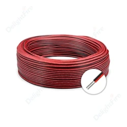 20m/roll 2 Pin SM JST Connectors Cable Tinned Copper Wire 22AWG Electrical Wire Para sa 2835 5050 LED Strip Light Lamp