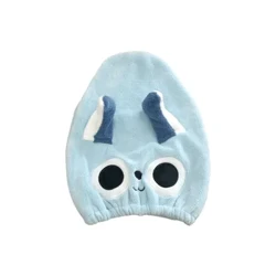 Cute Dry Hoer Cap Cartoon Coral Plüsch Lazy Man Pullover Handduch Absorbent Quick Drying Hoer Handduch Children's Headband