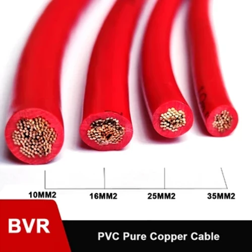BVR 2 4 6 8awg PVC Copper Solid Multi Core Uea.
