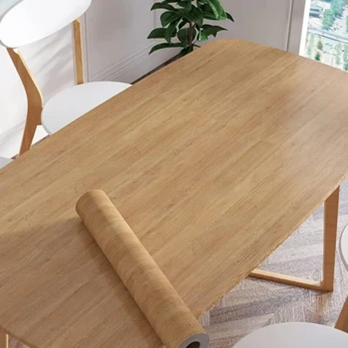 Selbstklebende Vinyl-Tapete, Holzplanken-Wandaufkleber, dekorative Folie, Kontaktpapier, Küchenwand, Heimdekor