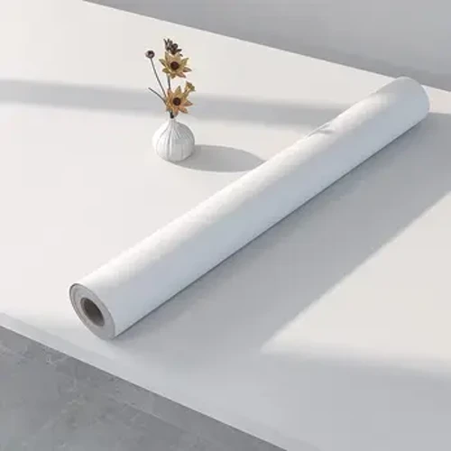 Mat Beyaz Peel ve Çubuk Duvar Kağıdı, Kendinden Yapışkanlı, Çıkarılabilir Duvar Etiketi, Su Geçirmez, Mutfak Tezgahı için Temas Kağıdı