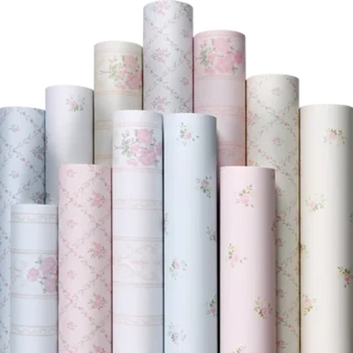 Mục Vụ Giấy Dán Tường Hoa Tự Dán Phòng Ngủ Ấm Áp Đổi Mới Phòng Khách Phòng Ngủ Giấy Chống Thấm Nước Lau Được Dán Tường