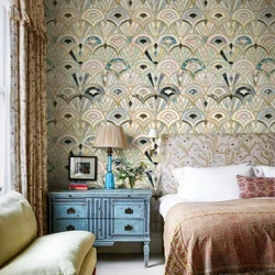 Patrwm ffan croen a ffon PVC papur wal retro retro clasurol llinell aur addurnadwy addurn wal symudwr wal chic cain papur wal ystafell ymolchi