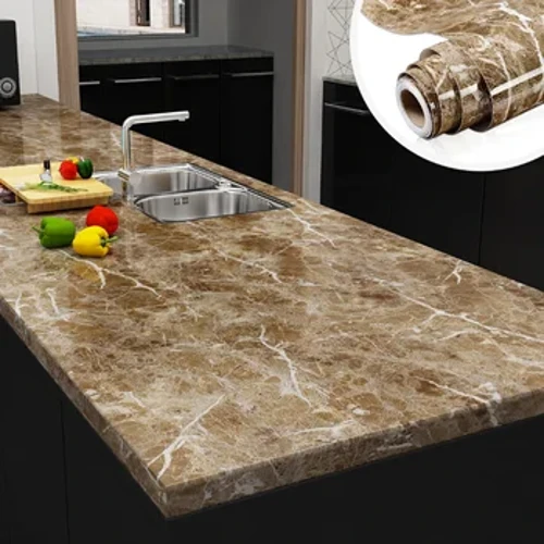 Đá Cẩm Thạch Bếp Chống Thấm Nước Và Chống Dầu Miếng Dán Tủ Đổi Mới Tự Dán Giấy Dán Tường Dây Leo Bếp Top Giấy Dán Tường