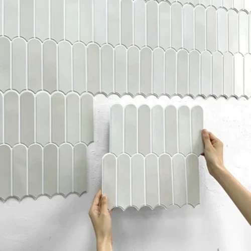1/10 Pcs Dekoratif 3D Kupas dan Tongkat Panel Dinding Stiker Ubin 3D Self-Adhesive Ubin Dapur Backsplash Stiker Dinding Kamar Mandi