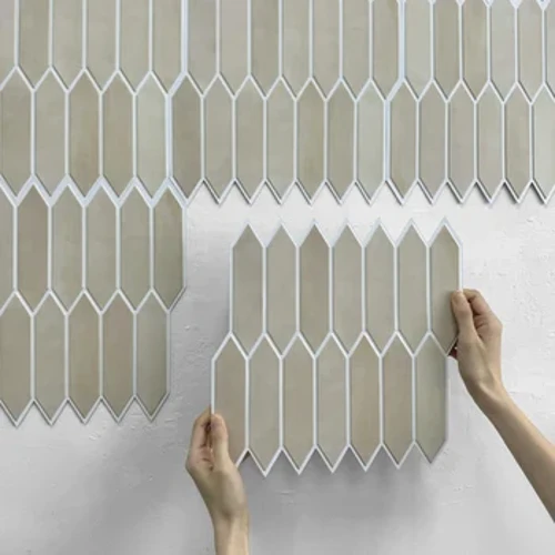 1/10pcs Dekorativ 3D Wandpanel Peel and Stick Fliesensticker Selbstklebend Kichen Fliesen Backsplash Buedzëmmer Wandsticker 30x30cm