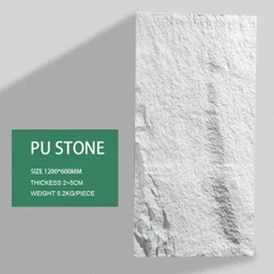 5 Miếng 120*60Cm Gen Đá Pu Tấm Dán Tường Trang Trí Nội Ngoại Thất Cao Cấp Vật Liệu Xây Dựng Biệt Thự Nhà