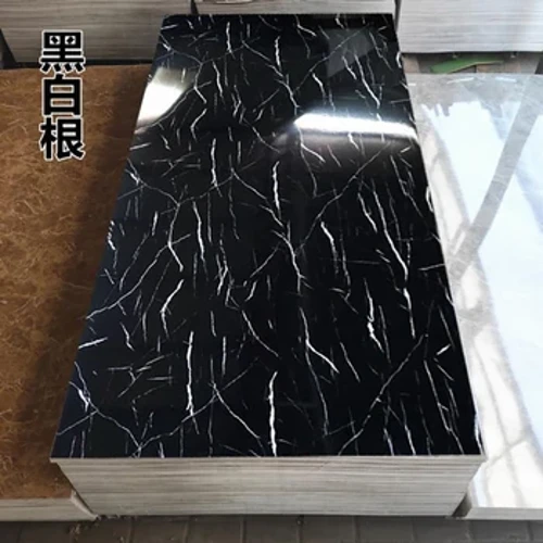 4 PIECES UV Marble 1220*2440*3MM Mga Panel sa Pader B1 Rate ng Sunog Mga Advanced na Materyales sa Gusali Dekorasyon Panloob ng Bahay
