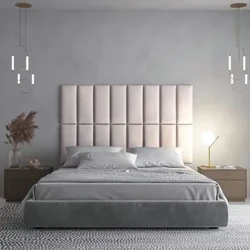 Art3d 6PCS Peel and Stick Headboard Twin, Full un Queen gaiši rozā krāsā, izmērs 25 x 60 cm, 3D polsterēti sienu paneļi