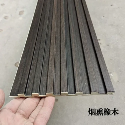 5 pcs 2300MMX150MMX8.5MM fflut Wal Panel Wood Lliw Addurno Mewnol Rhyngwladol Addasu Deunydd Adeiladu