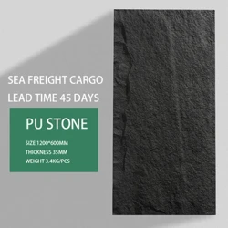 10 Darn Gen Stone Pu Wal Paneli Addurno Tu Mewn A thu Allan Deunyddiau Adeiladu Moethus Villas House