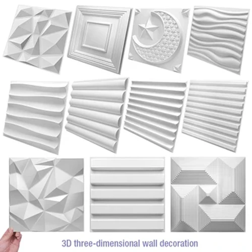 30x30cm cải tạo nhà Trang trí 3D Tấm ốp tường Không tự dính 3d Dán tường đá gạch ngói phòng khách Giấy dán tường chống thấm nước