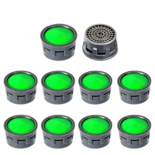 10PCS basseýn kran süzgüç-kran aerator- kran plastmassa goýmak çalyşma burun süzgüji - kran akymynyň çäklendiriji çalşygy bölekleri