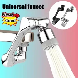 Fou 1080° Universal Rotation Faucet Sprayer Ulu Mo Washbasin Faucet Extender Splash Bubbler Nozzle Kitchen Tap 22/24mm Adapter