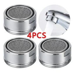 4/2/1 Pcs Hoʻolaʻa Wai Paʻa Paʻa Nozzle Thread hiki ke hoʻololi ʻia ʻo Kitchen Faucet Filter Mouth Bathroom Faucet Bubbler Bathroom Parts