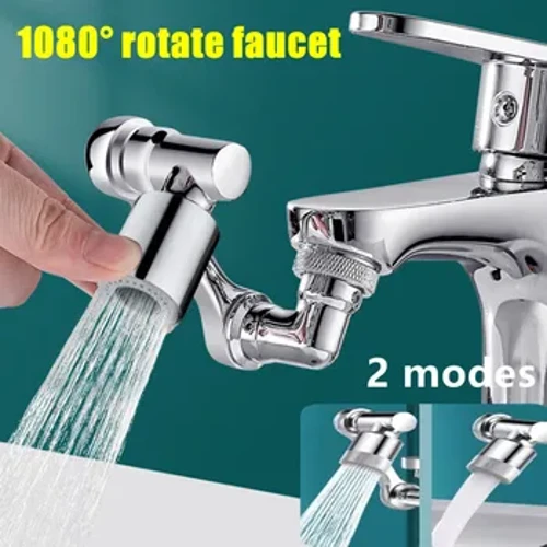 1080° Universal Rotation Faucet Extender Sprayer Ulu umukuka Robot Arm Extension Faucets Mixer Aerator Bubbler Suavai Tap Nozzle