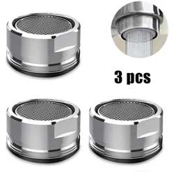 3 PCS keleawe e mālama ai i ka wai hoʻoheheʻe wai Aerator M24 thread lumi lumi ʻauʻau ʻauʻau ʻauʻau ʻauʻau kila kila hiki ke hoʻololi ʻia ke kānana i hui ʻia nozzle.