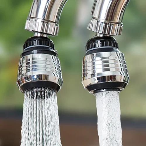 Aeratore per rubinetto da cucina a 360° 2 modalità regolabile Filtro acqua antispruzzo Diffusore Ugello per risparmio idrico Connettore per rubinetto Doccia
