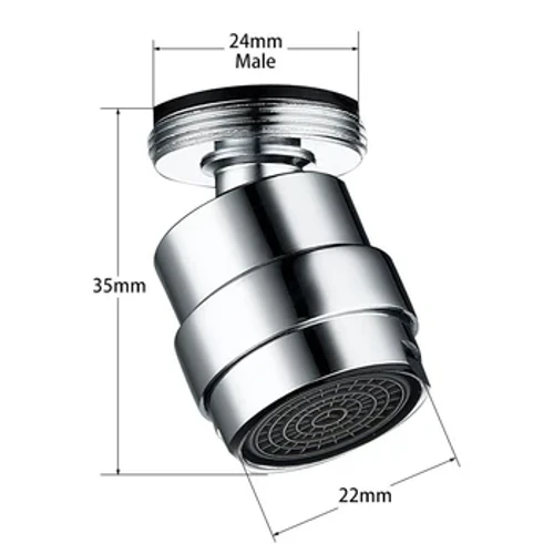 Prás Sclóine 1Pc M24 Faucet Aerator Bubbler Uisce Beartaíonn Sábhála Do Seomra Folctha Cistine Bidet Faucet Scagaire mogalra Accessories