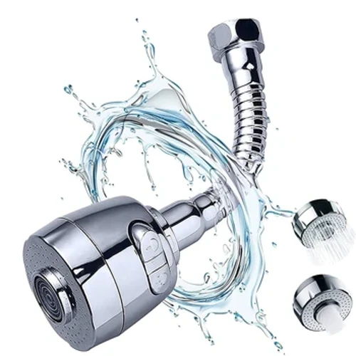 Faucet Scagaire Rothlach 360° Cruach Dhosmálta Frith Splash Coigilt Uisce Faucet Síneadh Scagaire Nozzle Soláthairtí Seomra Folctha Cistine