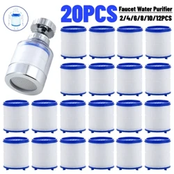 Elfennau Hidlo Faucet Hidlo Purifier Dŵr Ar gyfer Cawod Hidlo Cotwm PP Ar gyfer Ystafell Ymolchi Cegin Dileu Clorin Metelau Trwm