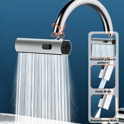 Nuovo cucina a aeratore a aeratore di rubinetto a rotazione 3 modalità 3 modelli per colpi di rubinetto bagliore bagliore di lavaggio estensione dell'ugello filtro estensione