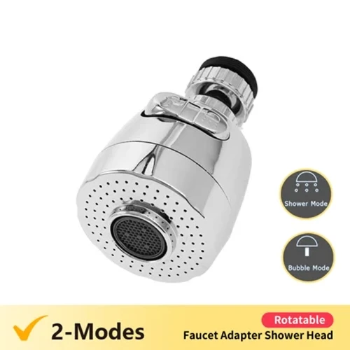 Univerzalni rotirajući adapter za kuhinjsku slavinu Glava za tuširanje Kupaonska slavina za uštedu vode Aerator Difuzor mlaznica Filter za prskanje