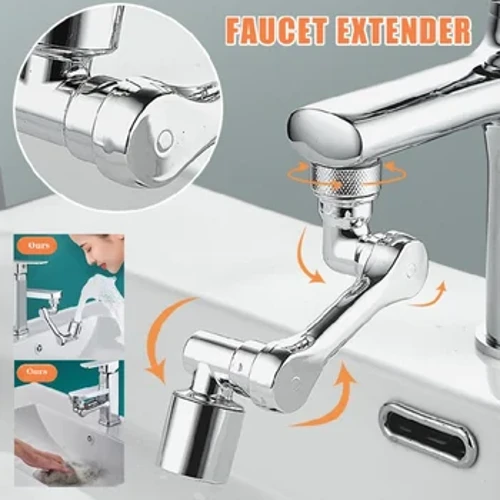 Đa Năng 1080 ° Xoay Được Vòi Máy Sục Khí Mở Rộng Nhựa Bắn Lọc Vòi Bubbler Vòi Phun Cánh Tay Robot Cho Nhà Bếp Phòng Tắm