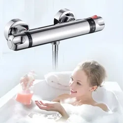 Set di doccia termostatiche per la doccia bagno cuocere caldo e freddo mixer freddo rubinetto del rubinetto del rubinetto doccia doccia a cascata