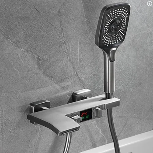 Igumbi Lokugezela Lethusi I-Faucet Impophoma Kabhavu Kabhavu Kabhavu Ipayipi ledijithali lokubonisa Igumbi lokugezela le-Faucet I-Faucet Shower I-Systerm Bath Mixer