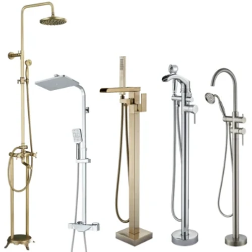 Cith Cur Chun Cinn Faucet Urlár Folctha Feistithe Faucet Wall Folctha Cith Socrú Long ón mBrasaíl / EU /CA/MX Warehouse