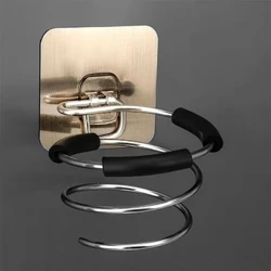 Mea hoʻomaloʻo lauoho paʻa i ka paia i hoʻopaʻa ʻia i ka nail manuahi ʻaʻohe drill blower organizer kuhiliʻole kila Spiral kū no ka lumi ʻauʻau hale waihona.