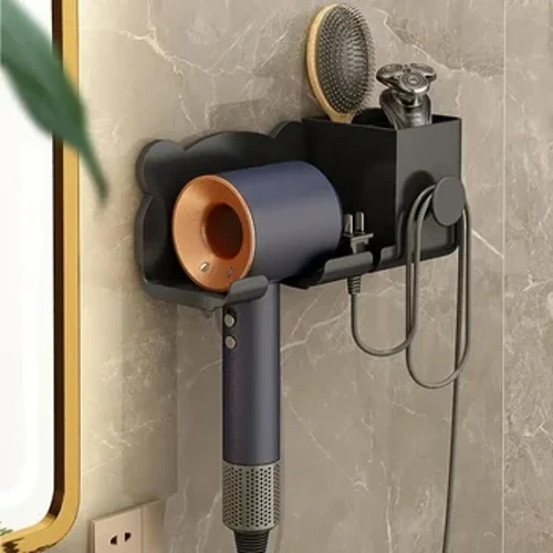 1 Máy Tính Chất Liệu ABS Hộ Gia Đình Máy Sấy Tóc Giá Đỡ Phòng Tắm Lược Dao Cạo Có Giá Để Đồ Máy Sấy Tóc Có Giá Để Đồ Trang Trí Nhà Cửa