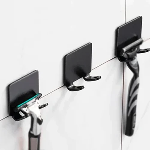 Heet! 1/2/3/5PCS Scheren Scheermes Houder Alumium Mannen Scheren Scheerapparaat Opslag Haak Wandplank scheermes Rek Badkamer Keuken Accessoires