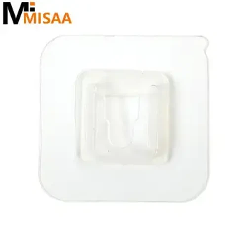 Self Adhesive Wall Hooks Hanger Malakas na Transparent Suction Cup Wall Mount Storage Holder Para sa Kusina Banyo Walang Trace Grab Hook
