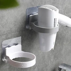 1 adet saç kurutma makinesi tutucu depolama yüksek kaliteli ABS banyo rafı saç kurutma makinesi tutucu raf raf ev banyo depolama kanca