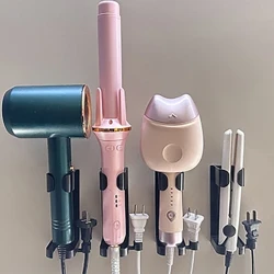 Máy Uốn Tóc Duỗi Giá Đỡ Làm Xoăn Giá Treo Tường Máy Sấy Tóc Người Tổ Chức Cho Phòng Tắm Phụ Kiện Gia Đình