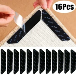 16/8Pcs Anti-Rutsch Teppech Sticker Selbstklebend Wäschbar Teppech Gripper Badmatten Verhënnere Rutschpads fir Kichen Buedzëmmer Gang