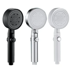 Handheld -Duschkopf Set aufgeladener dritter Gangmodus Einklick -Stopp -Taste Wand montiert für Badezimmer