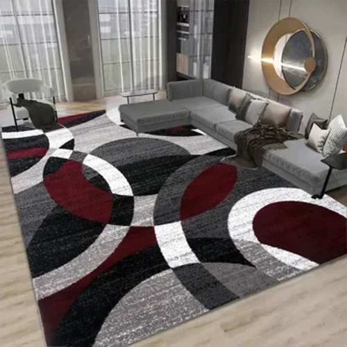 Nordisk geometrisk tæppe til stuen Moderne Luksus Indretning Sofabord Stort område Tæpper Badeværelsesmåtte Alfombra Para Cocina Tapis